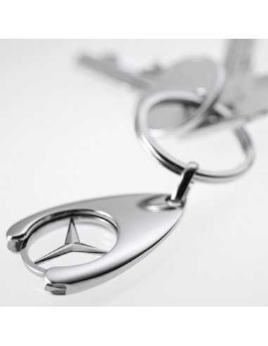 Llavero con chip para carrito de compras Mercedes-Benz original