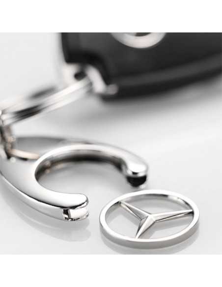 Llavero con chip para carrito de compras Mercedes-Benz original Llavero con chip para carrito de compras Mercedes-Benz original