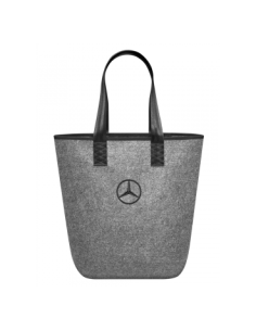 Mercedes-Benz Shopper borsa della spesa grigio nero