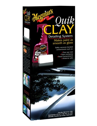 Kit de inicio Quik Clay de Meguiars (50 g de arcilla/473 ml de Quik Detailer)