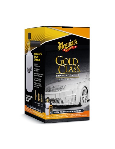 Kit de canhão de espuma de neve Meguiars Gold Class