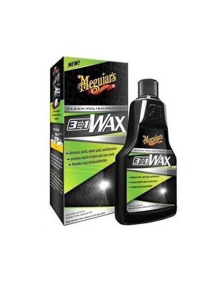 Meguiars 3-in-1 Wachs 473ml + Schaumpad Meguiars 3-in-1 Wachs 473ml + Schaumpad
