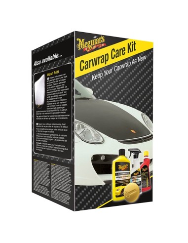 Kit d'entretien pour car wrap Meguiars (G17716/G3626/G36516/tampon en mousse)