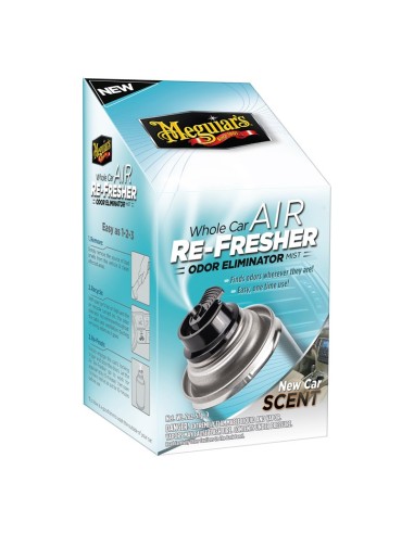 Ambientador en aerosol Meguiar's Air Re-Fresher Mist con aroma a coche nuevo, 59 ml