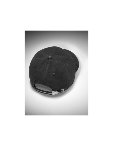 Boné feminino Mercedes logo bordado algodão preto