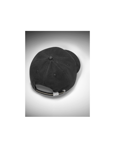 Boné feminino Mercedes logo bordado algodão preto