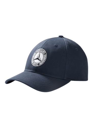 Casquette Mercedes Classic Logo Vintage coton bleu marine Mercedes-Benz