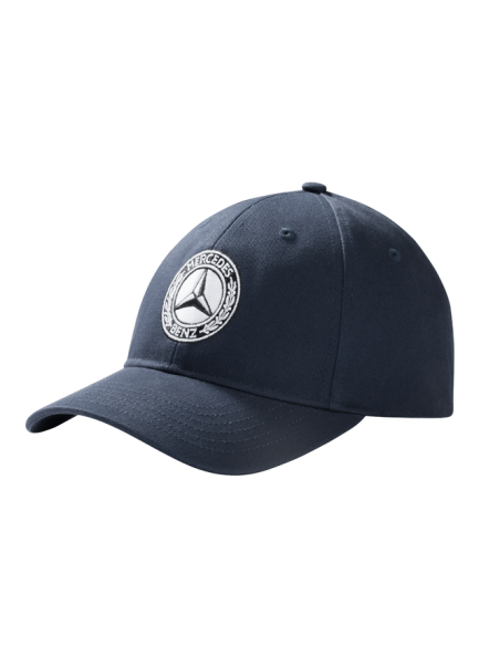Casquette Mercedes Classic Logo Vintage coton bleu marine Mercedes-Benz