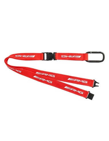 Mercedes-Benz AMG Racing Lanyard Red AMG Logo White